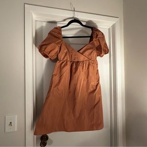 Wilfred crepe mini dress